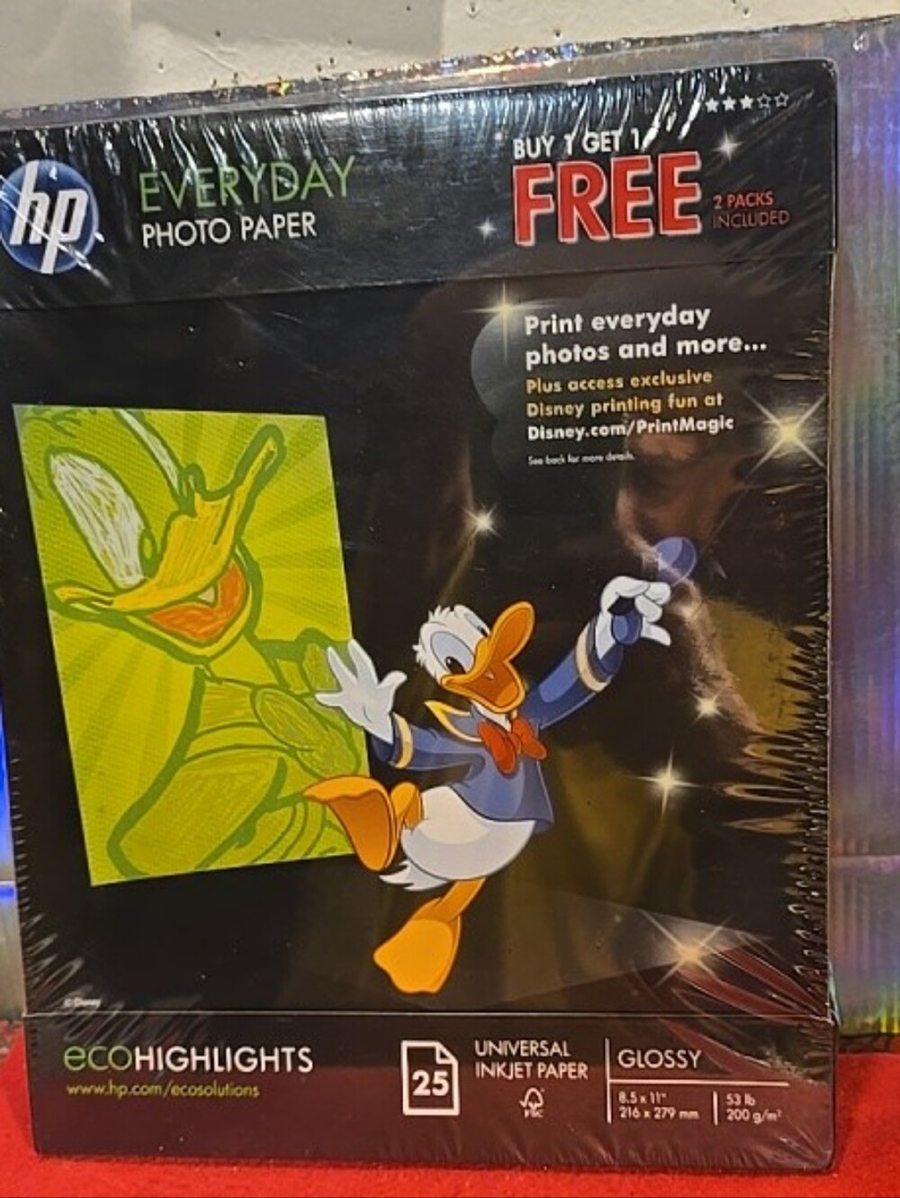 090526 HP Everyday Photo Paper Disney Donald Duck#black shelf 4